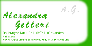 alexandra gelleri business card